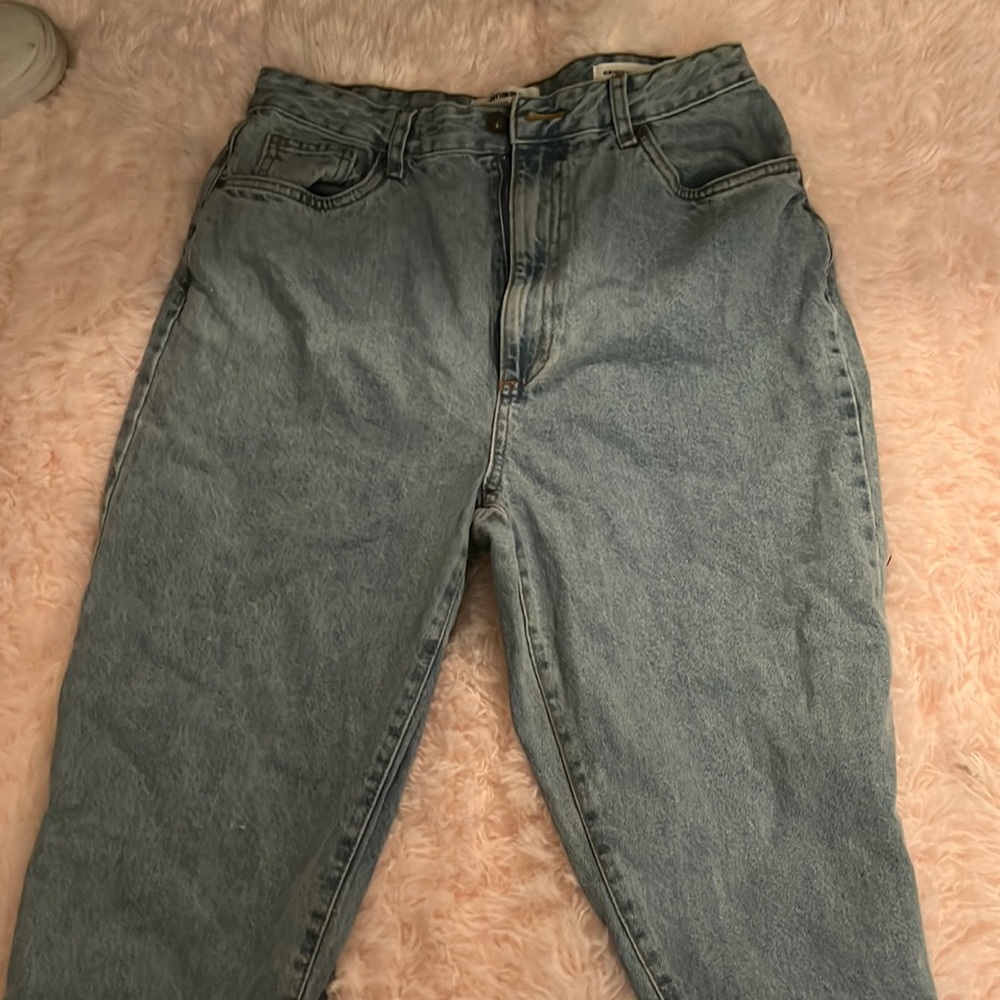 Light Wash Cotton On Mom Jeans. Size 10